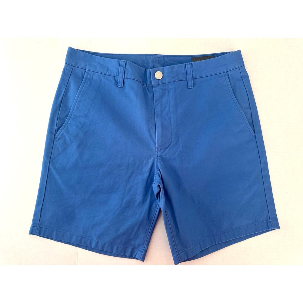Bonobos Men's Stretch Washed Chino Shorts 7" Inseam Size 32 Varsity Blue